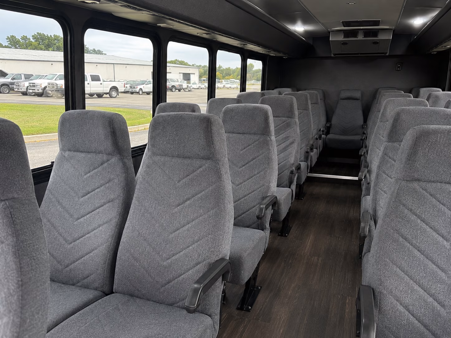 15 passenger minibus interior