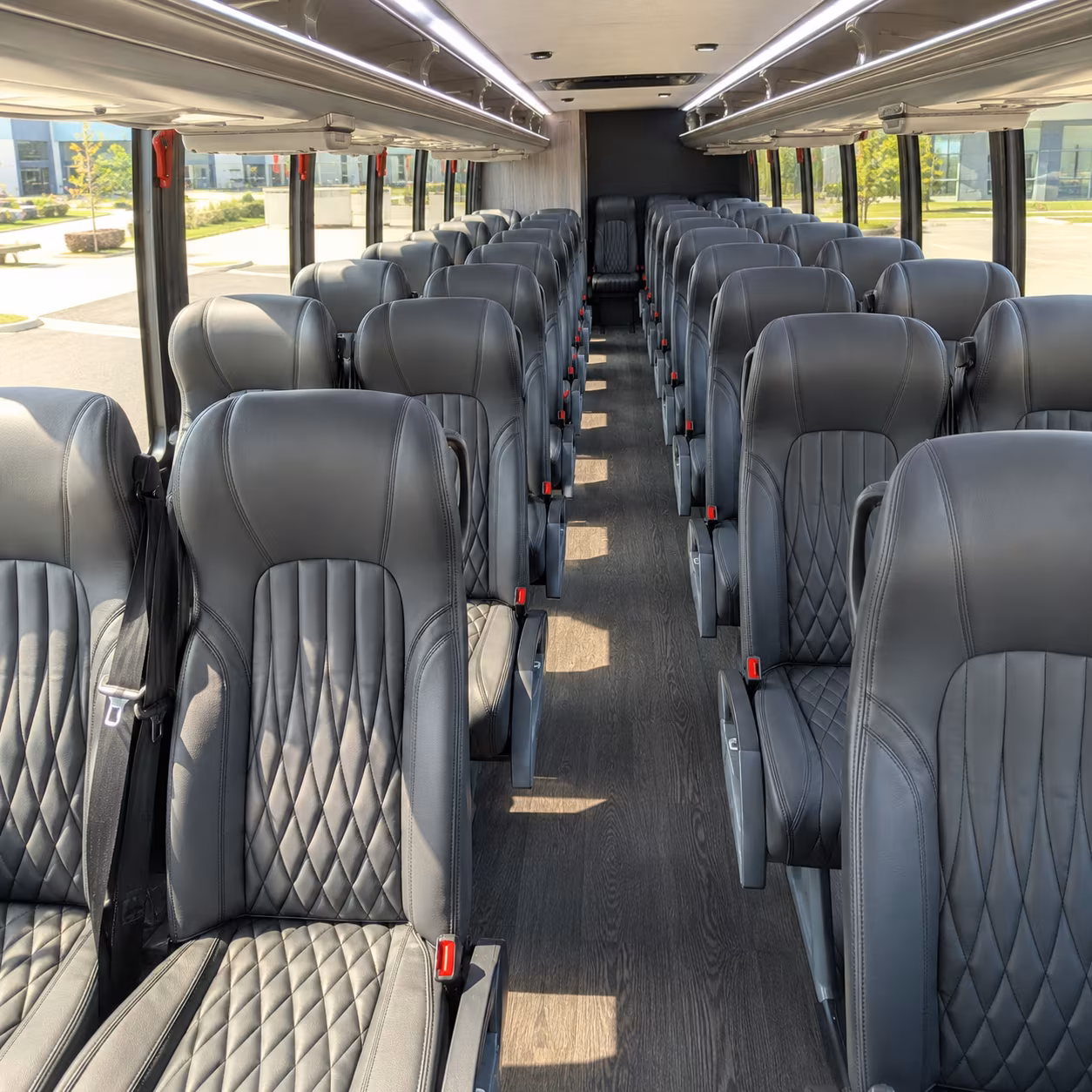 28 passenger minibus inside