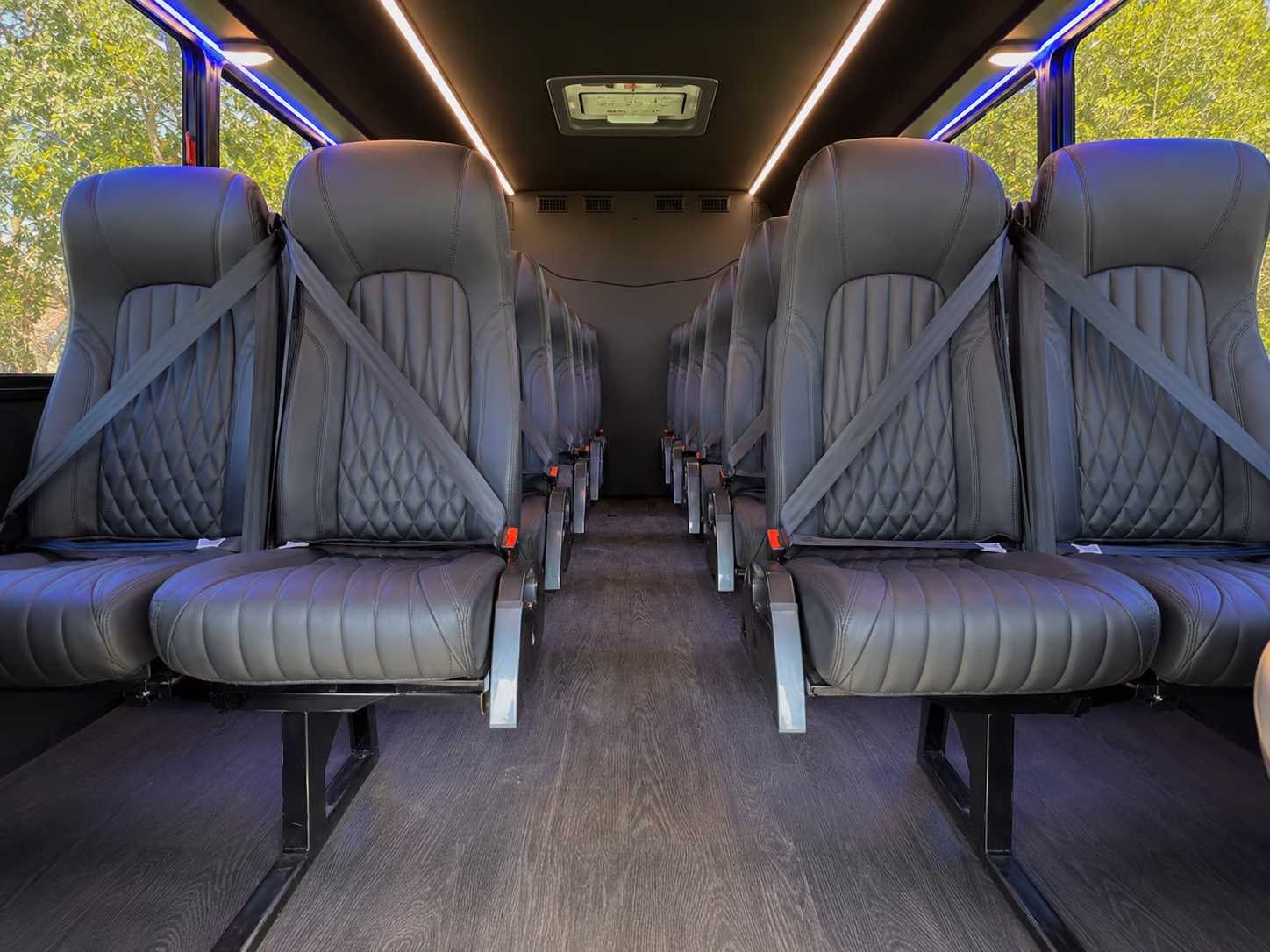 airport transfer buses for wedding guests flying into lax