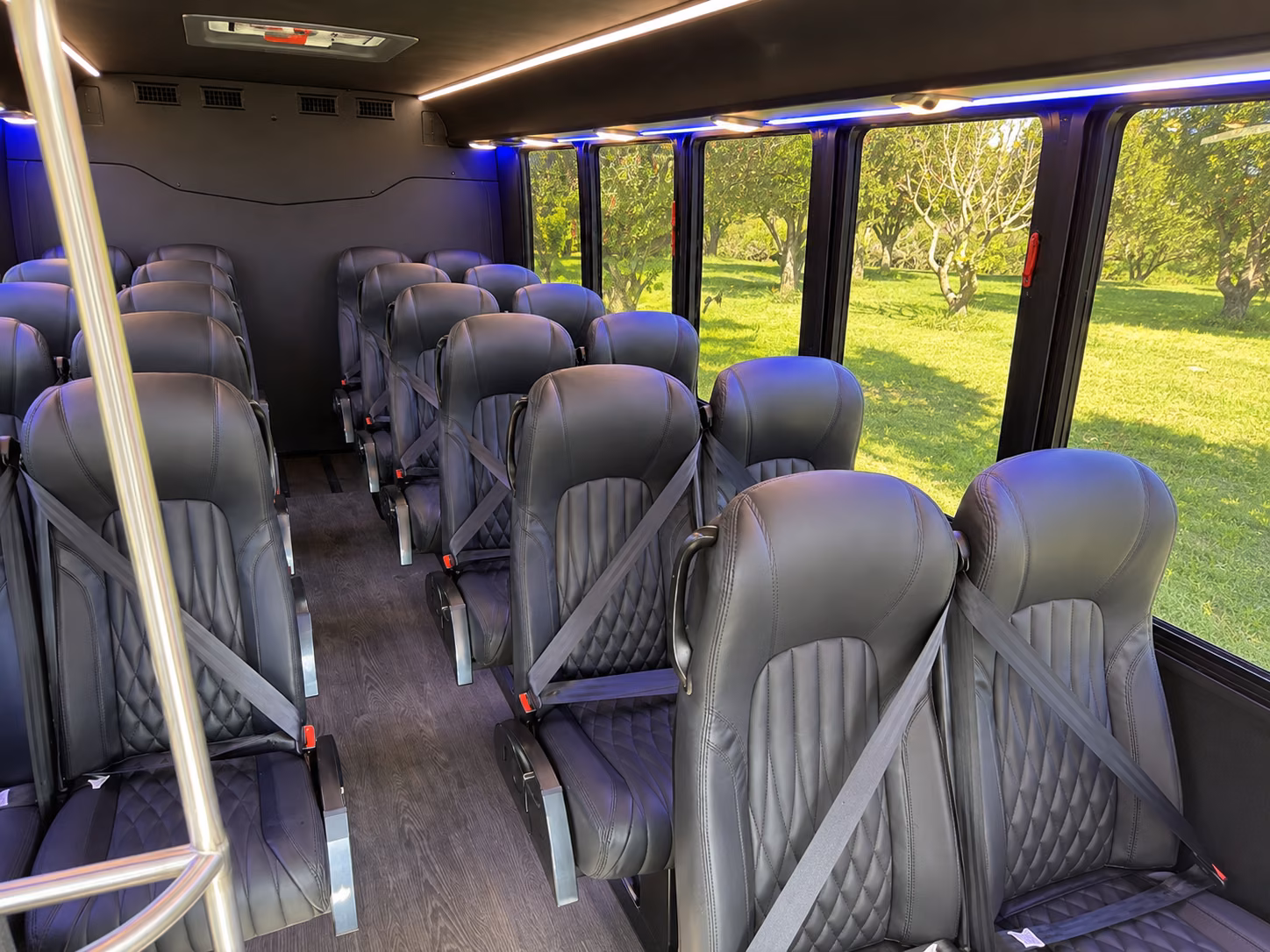 charter buses for torrance weddings at palos verdes and south bay venues