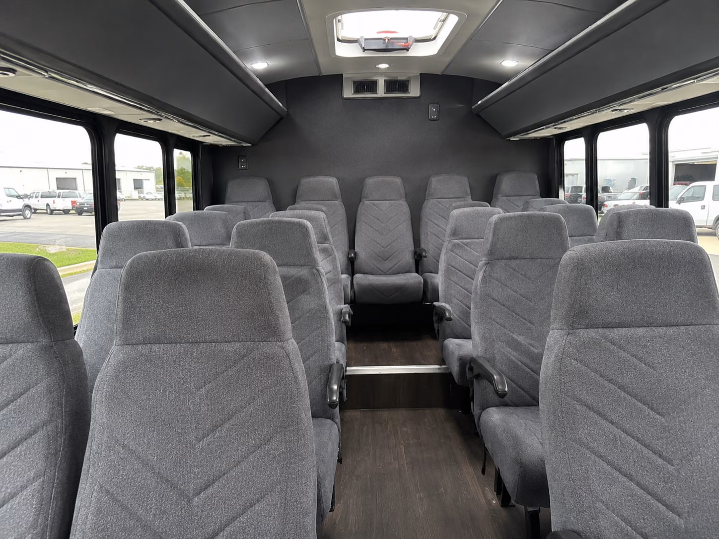 torrance 15 passenger minibus inside