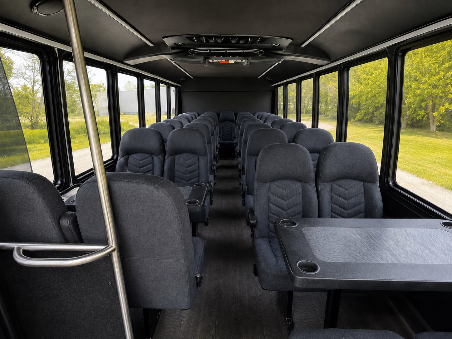 torrance 20 passenger minibus inside