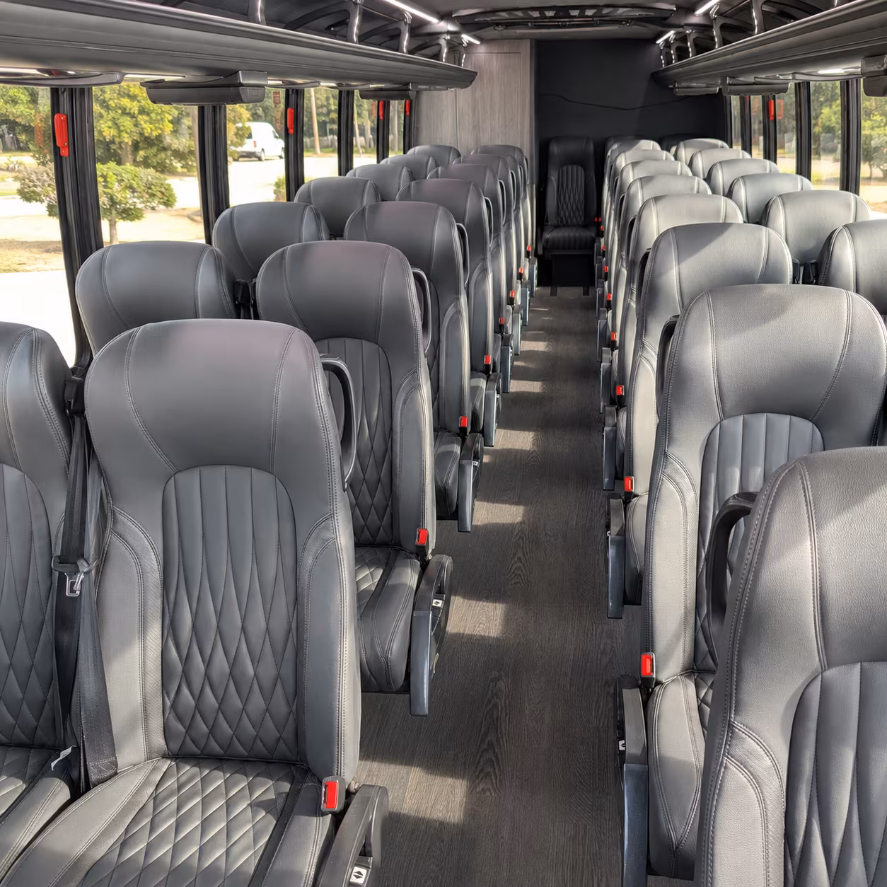 torrance 25 passenger minibus interior