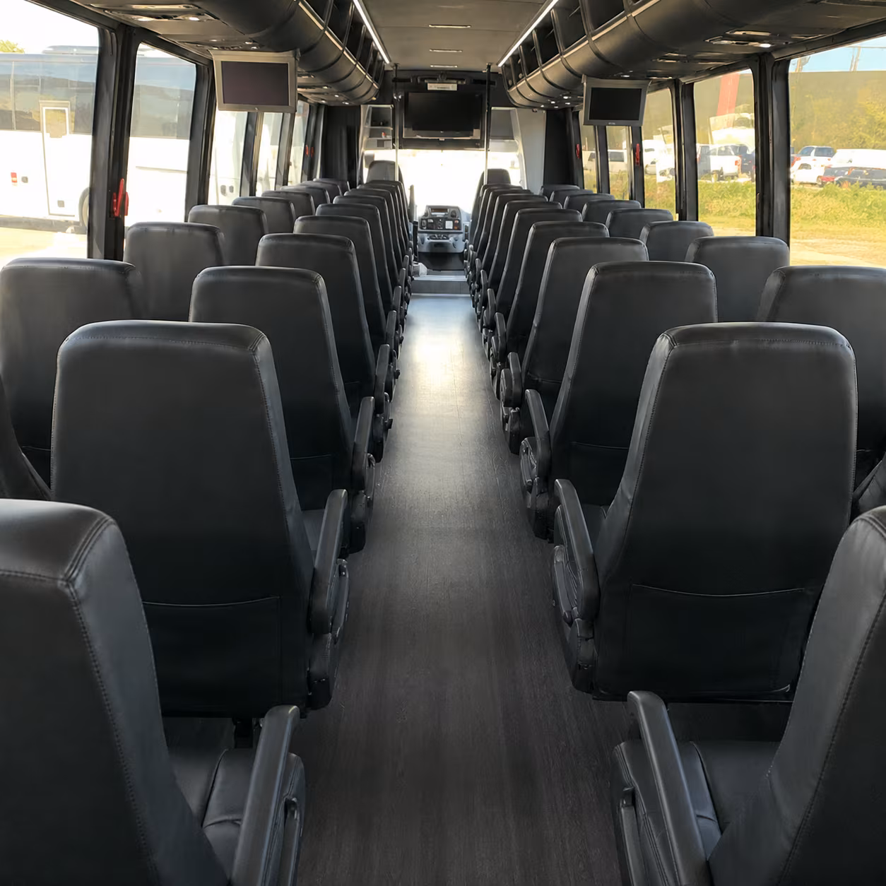 torrance 30 passenger minibus inside