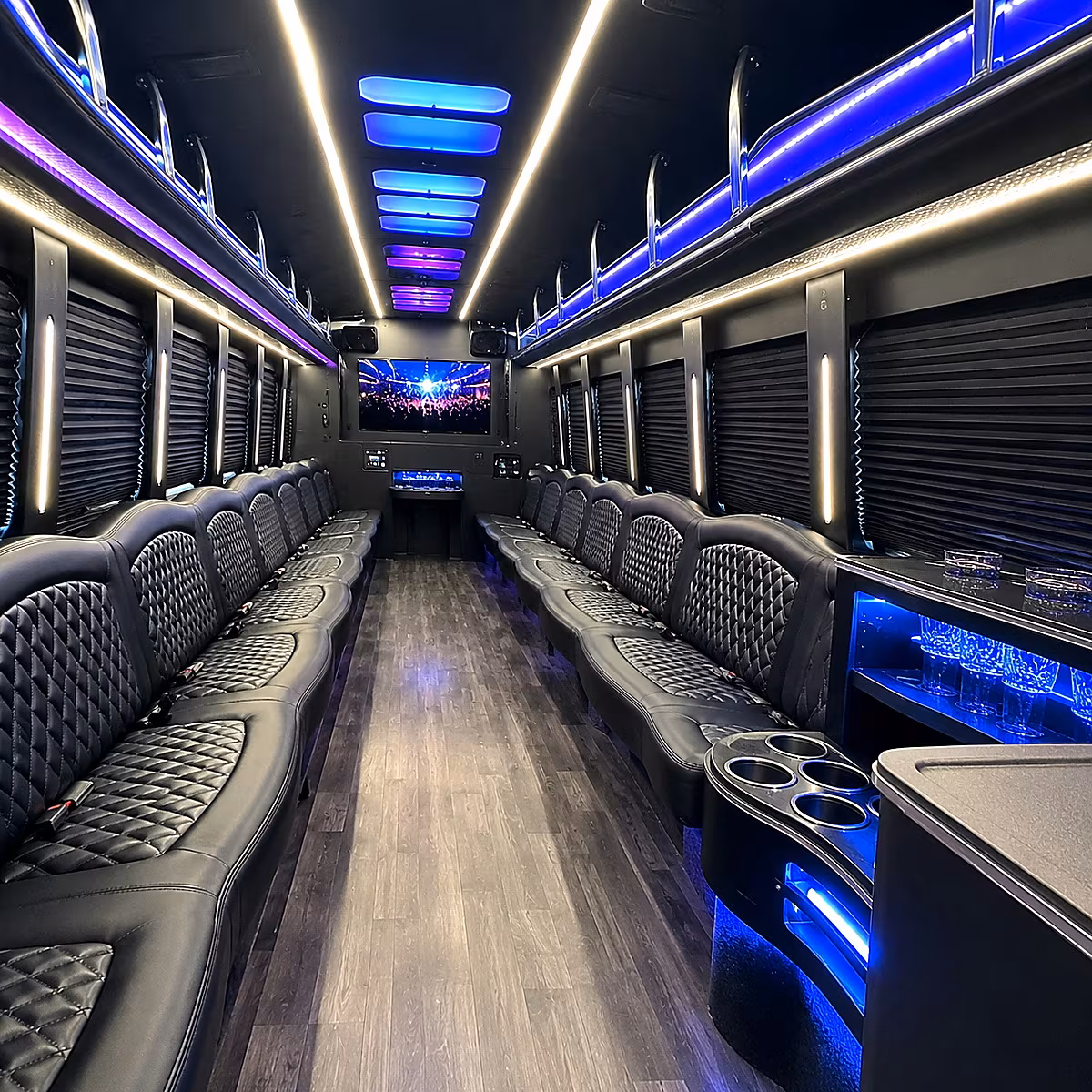torrance area concert venues amphitheaters party bus rental