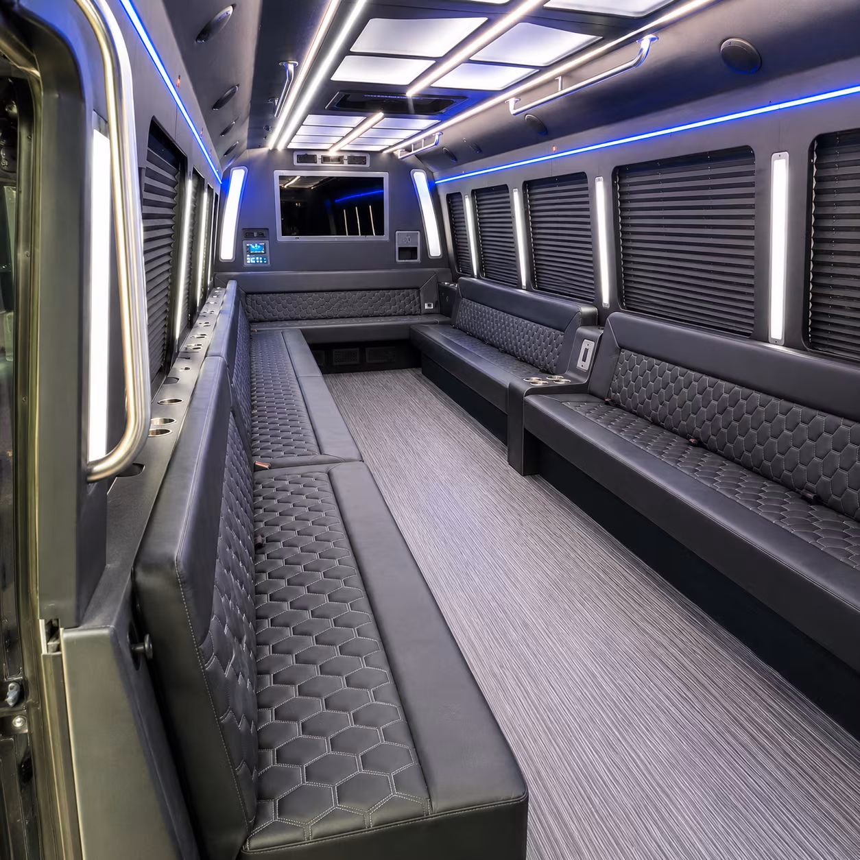 torrance party bus inside