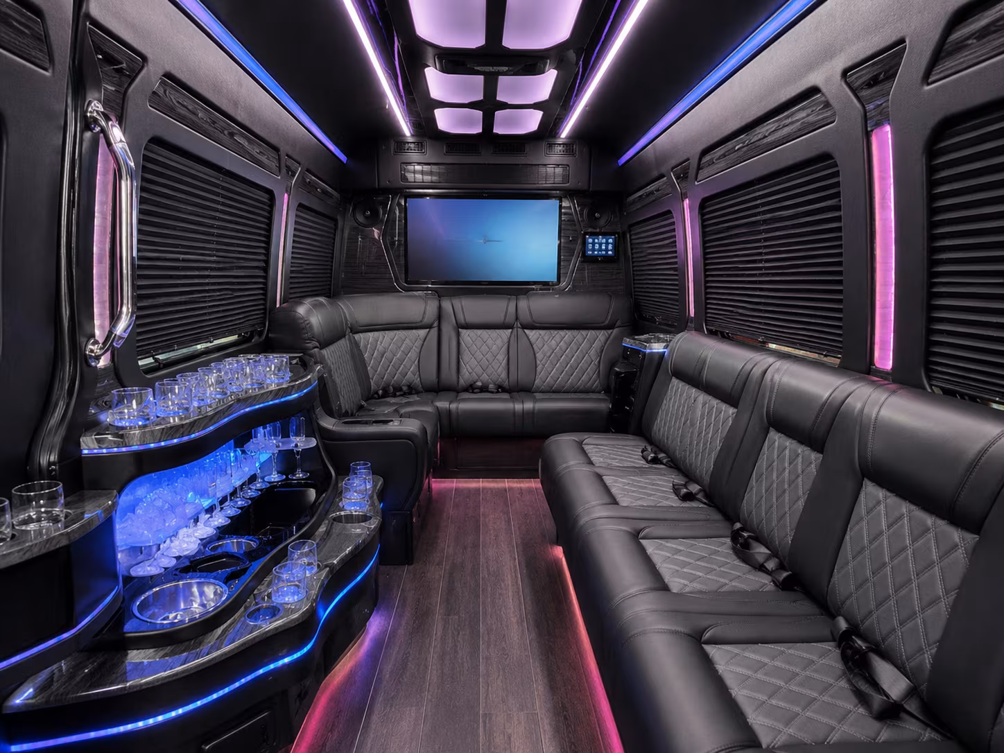 torrance sprinter limousine inside