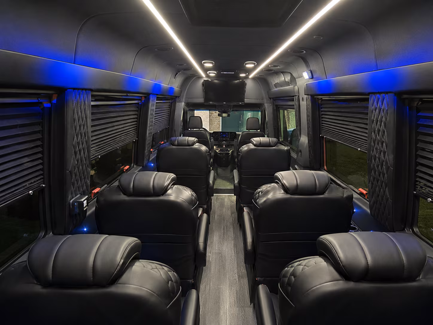 torrance sprinter van with driver inside